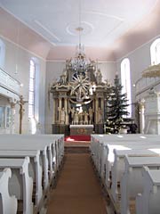 Innenraum der Sankt Salvator Kirche